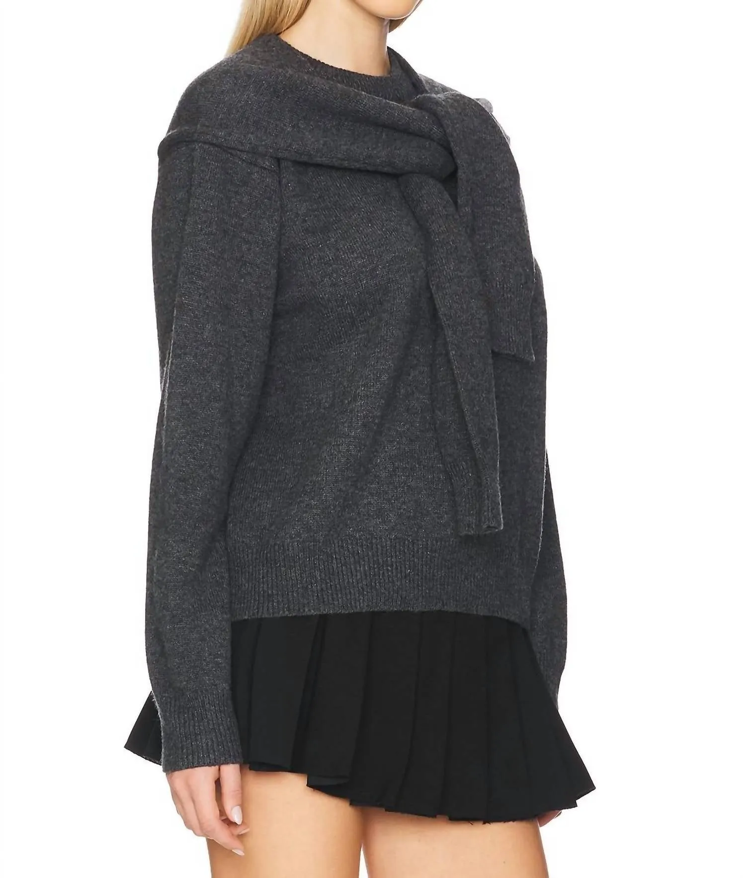 Derlin Sweater In Charcoal