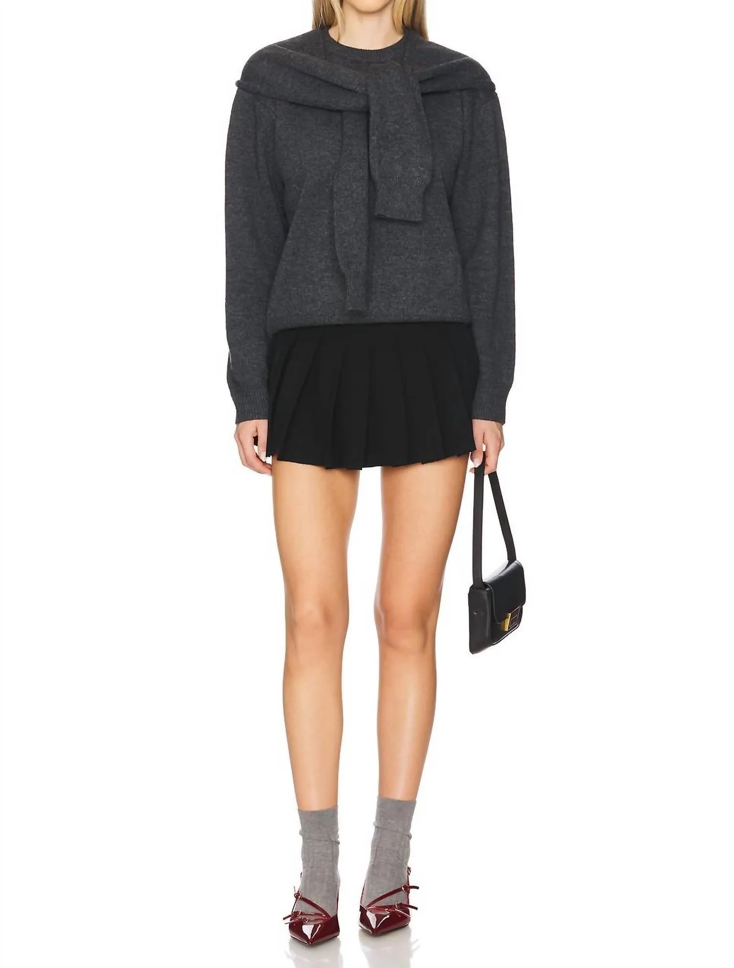 Derlin Sweater In Charcoal