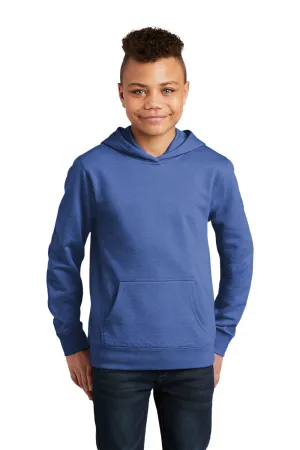 District Youth Very Important Fleece Hooded Sweatshirt Hoodie w/ Pouch Pocket - Royal Blue Frost