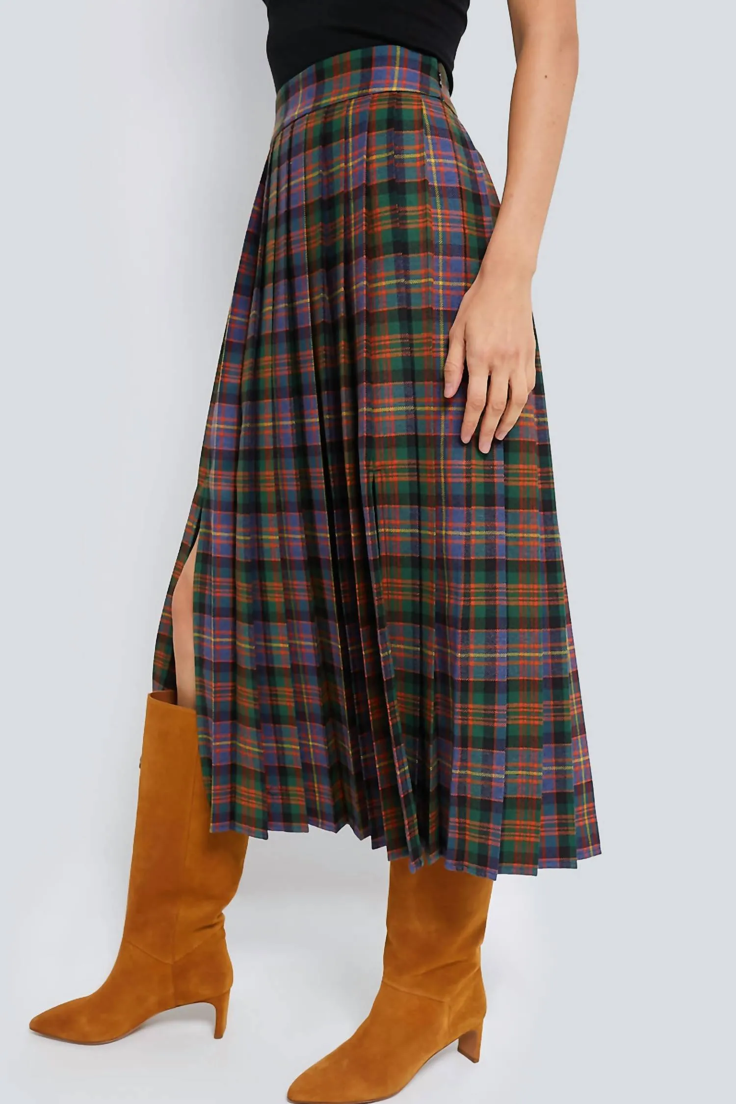 Dominic Skirt In Multi Tartan