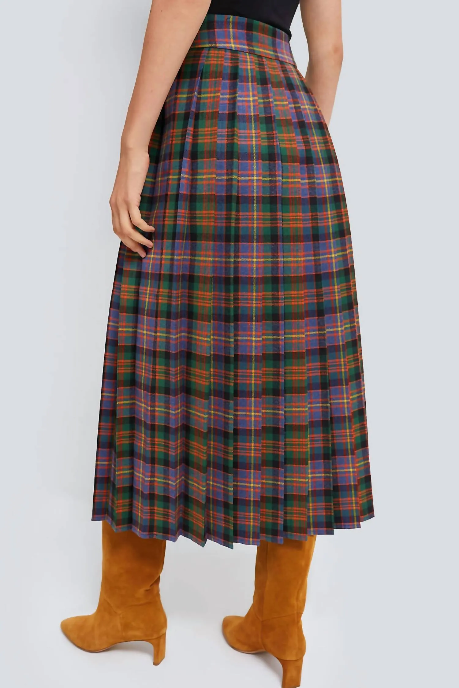 Dominic Skirt In Multi Tartan