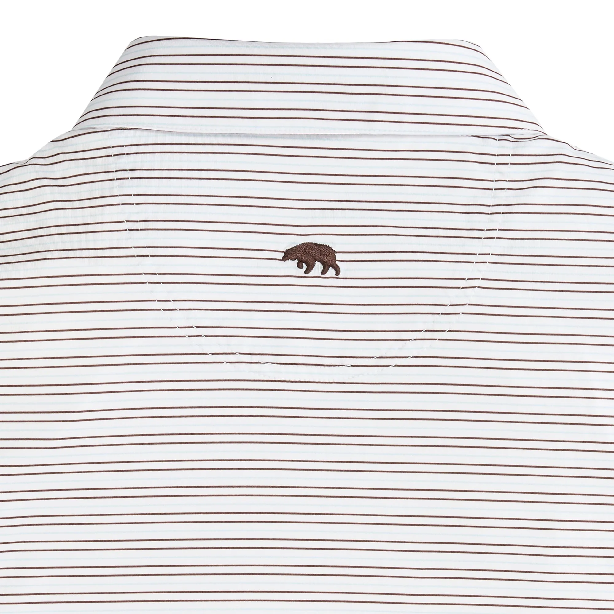 Driver Stripe Performance Polo - Delicate Blue