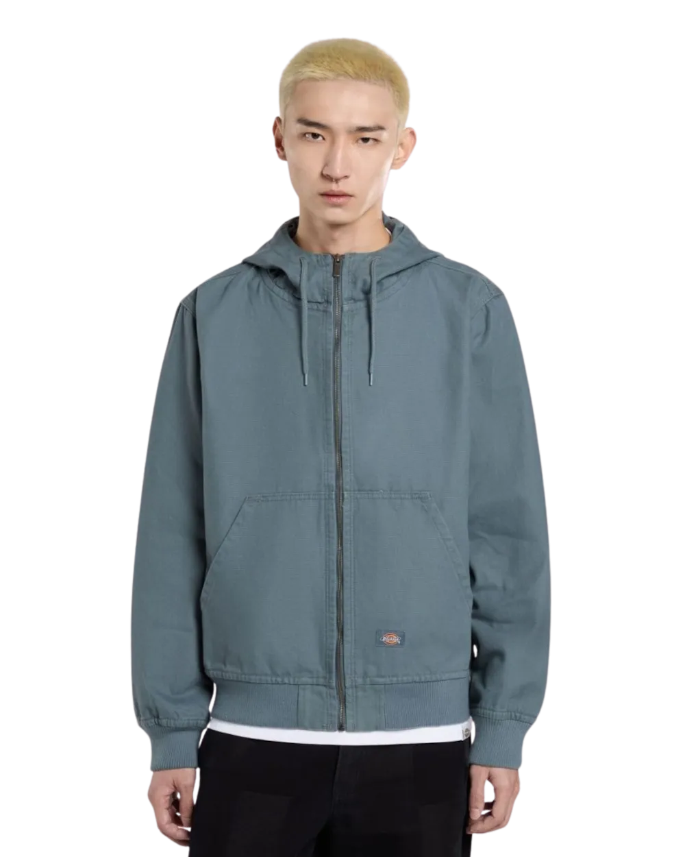 Duck Canvas Hooded Unlined Jacket in Stormy Weather