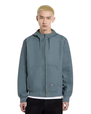 Duck Canvas Hooded Unlined Jacket in Stormy Weather
