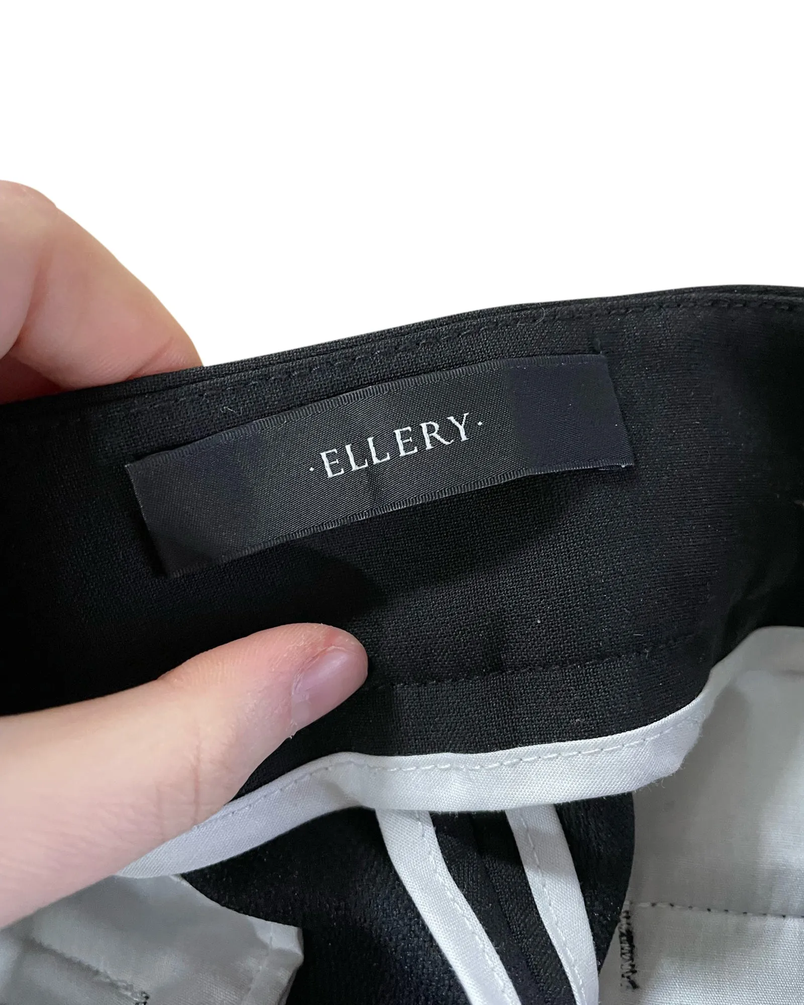 Ellery Flared Trousers in Black Polyester