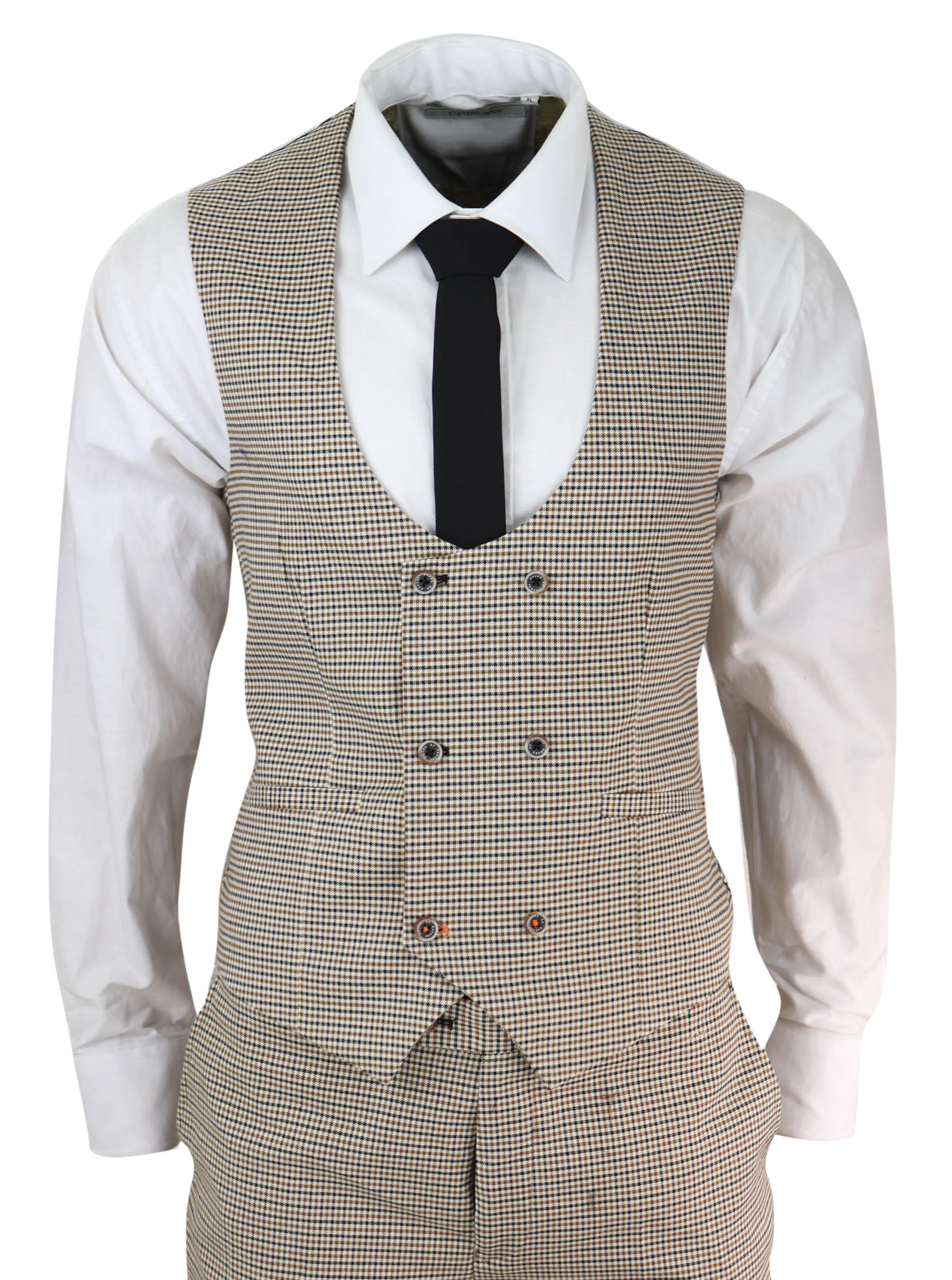 Elwood 3 Piece Suit Prince Of Wales Check