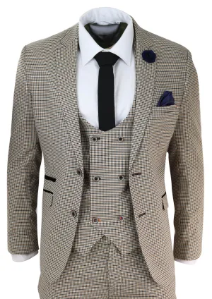 Elwood 3 Piece Suit Prince Of Wales Check