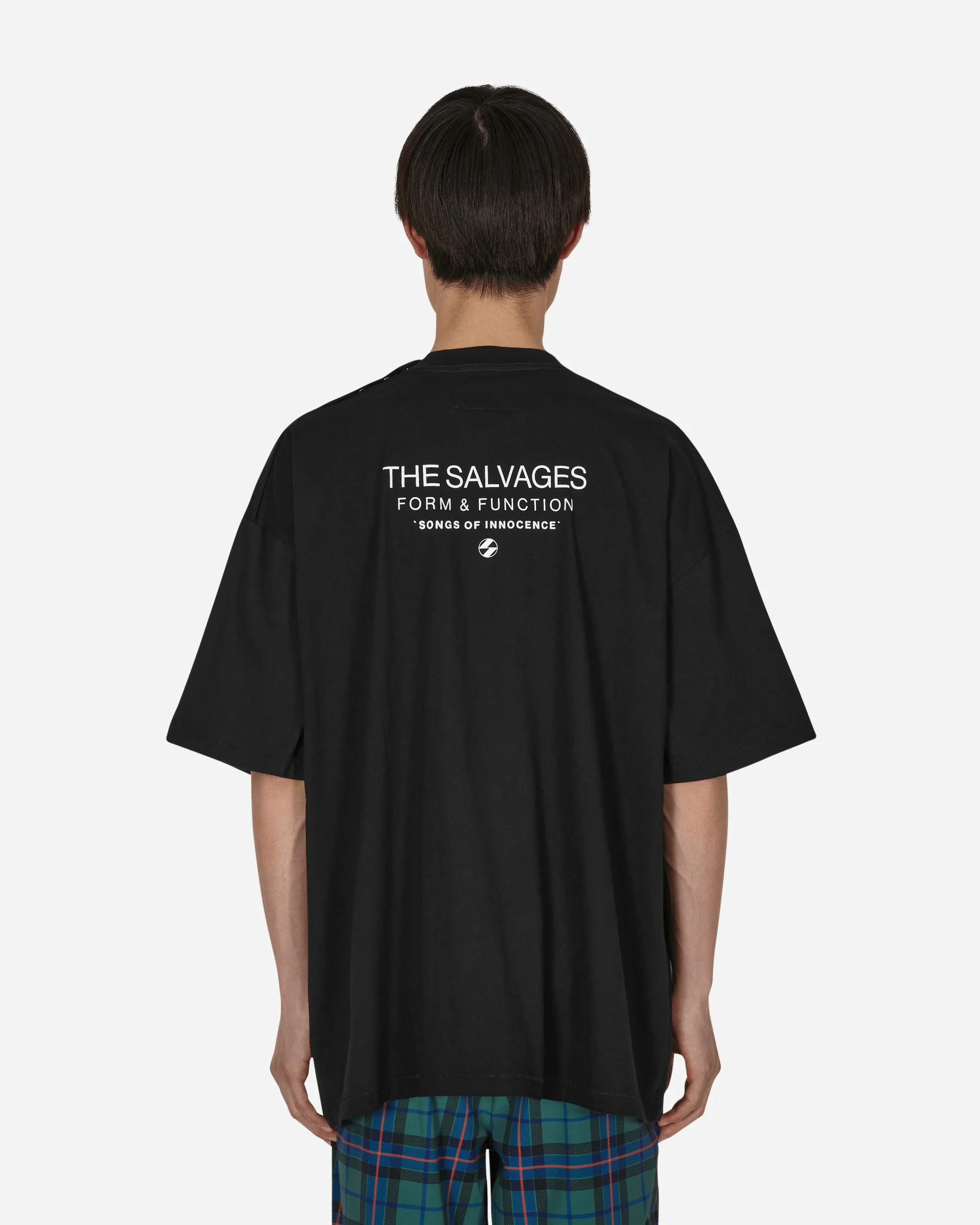 Emblem Snap T-Shirt Black