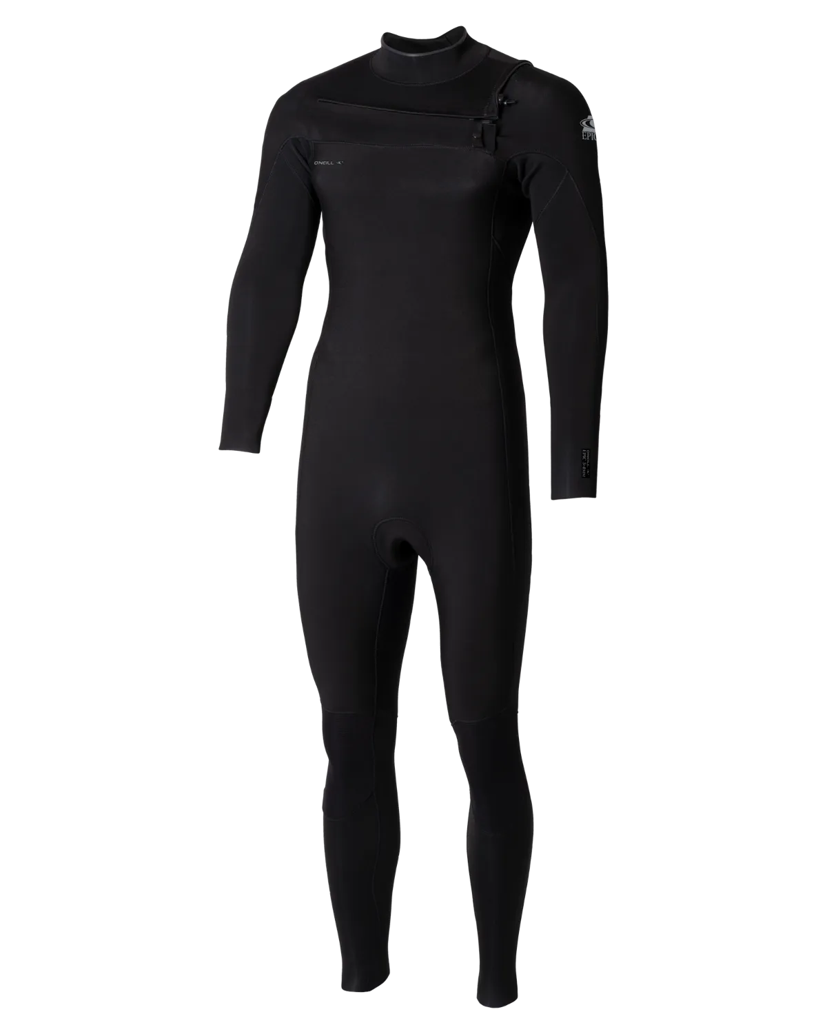 Epic 5/4mm Chest Zip Wetsuit in Black, Black & Black