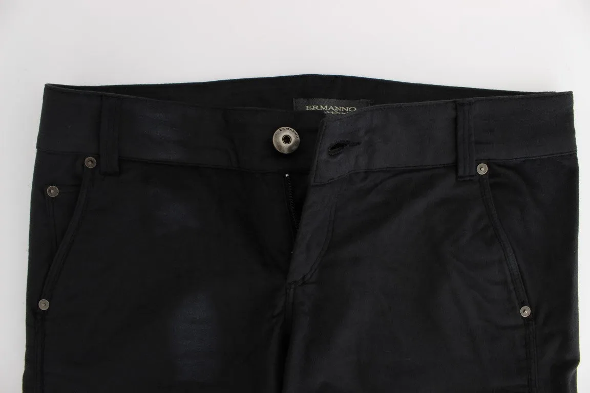 Ermanno Scervino  Cotton Blend Regular Fit Women's Pants