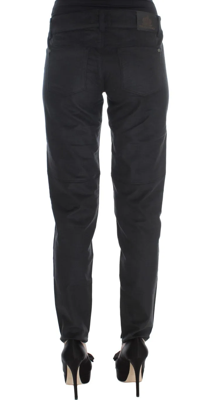 Ermanno Scervino  Cotton Blend Regular Fit Women's Pants