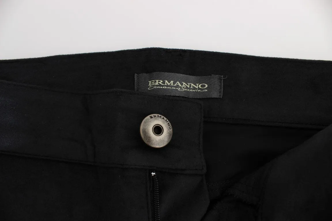 Ermanno Scervino  Cotton Blend Regular Fit Women's Pants