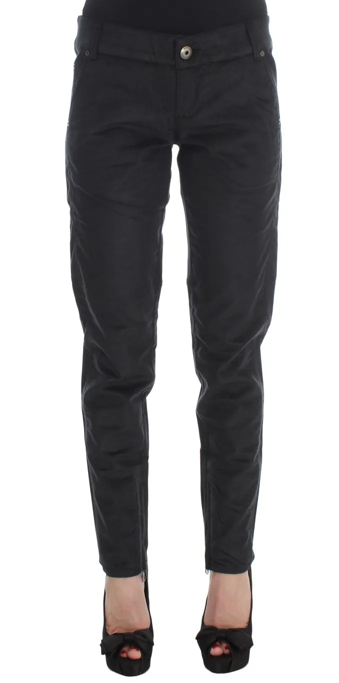 Ermanno Scervino  Cotton Blend Regular Fit Women's Pants