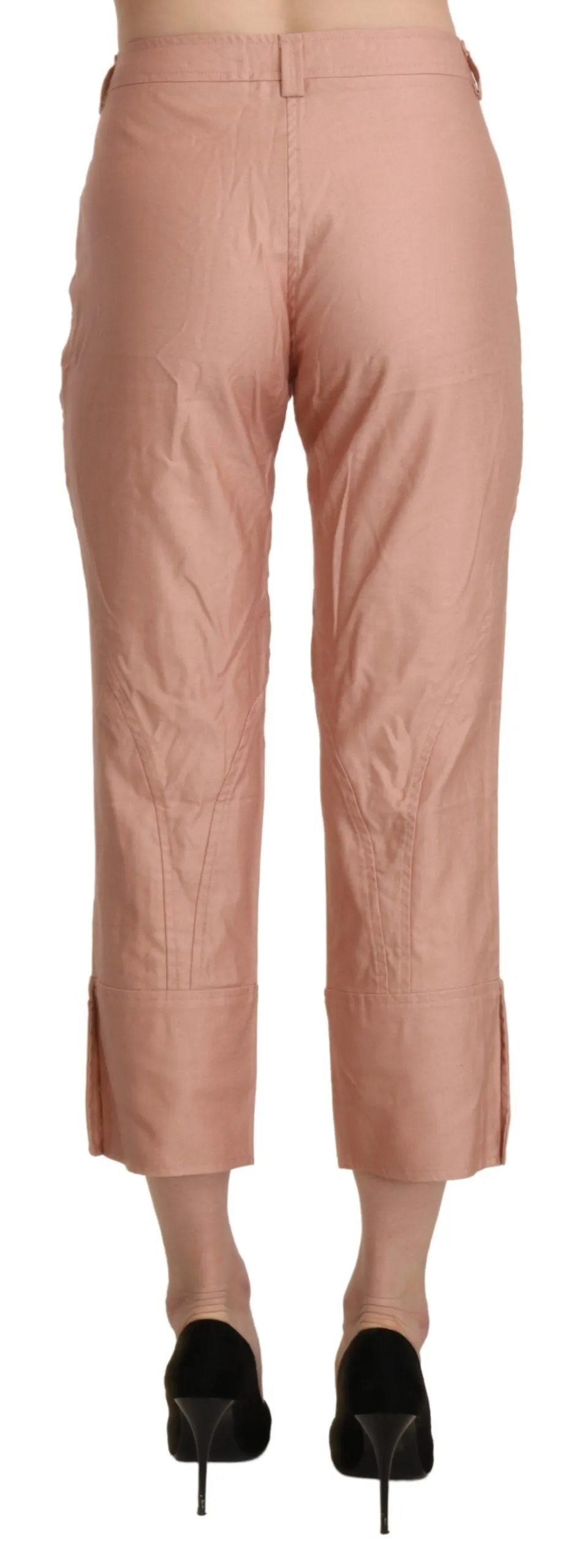 Ermanno Scervino Cotton  High Waist Cropped Trouser Women's Pants