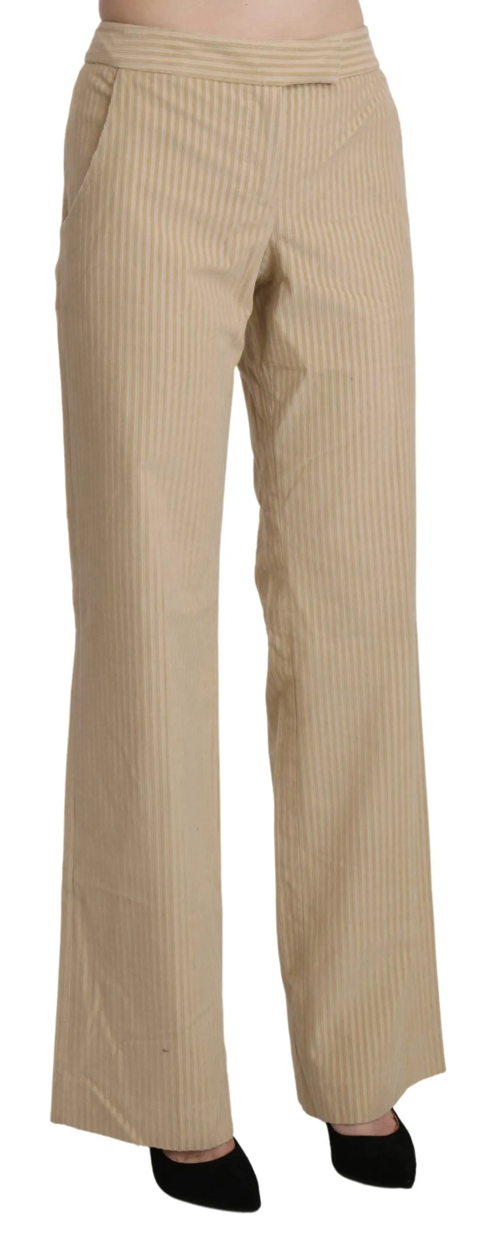 Ermanno Scervino  High Waist Fla Wide Leg Trouser Women's Pants