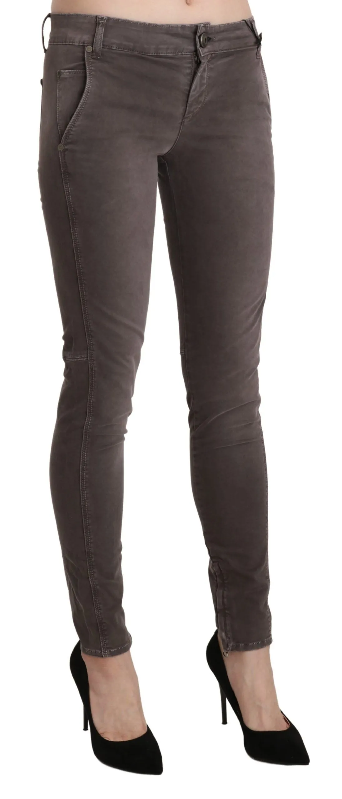 Ermanno Scervino  Low Waist Skinny Slim Trouser Cotton Women's Jeans