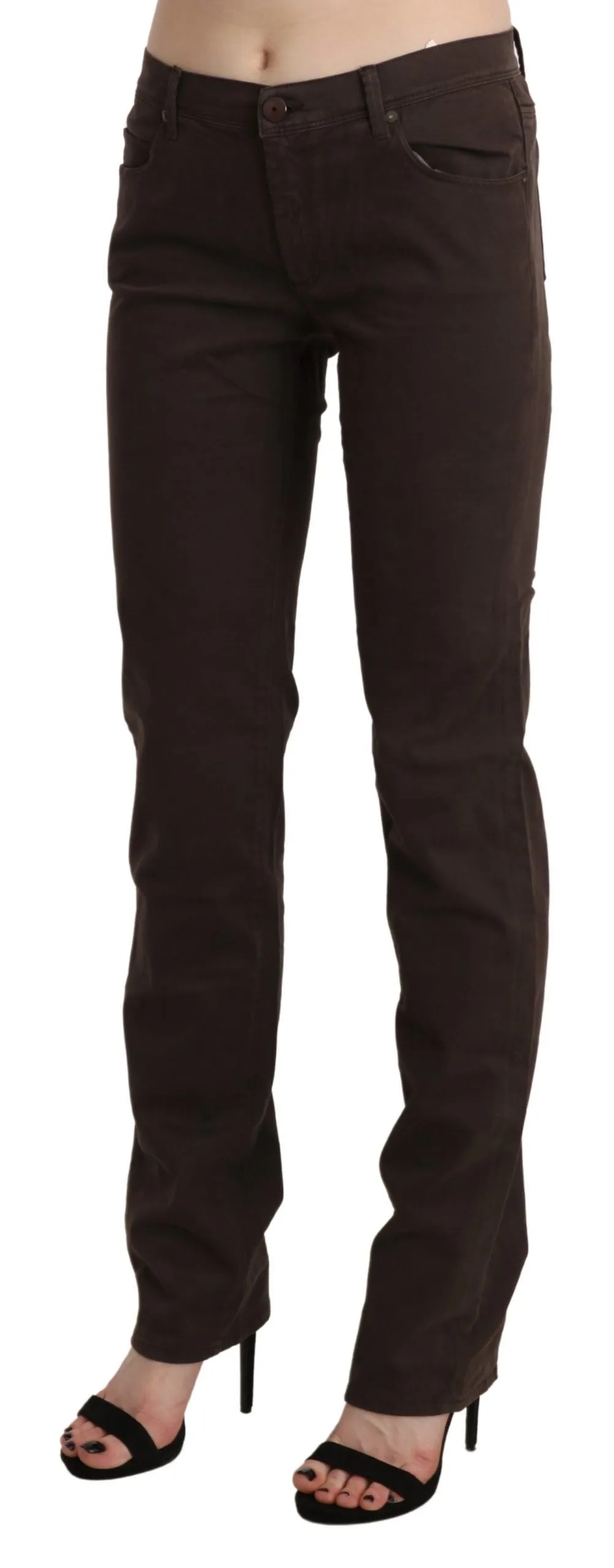 Ermanno Scervino  Mid Waist Skinny Slim Trouser Cotton Women's Jeans