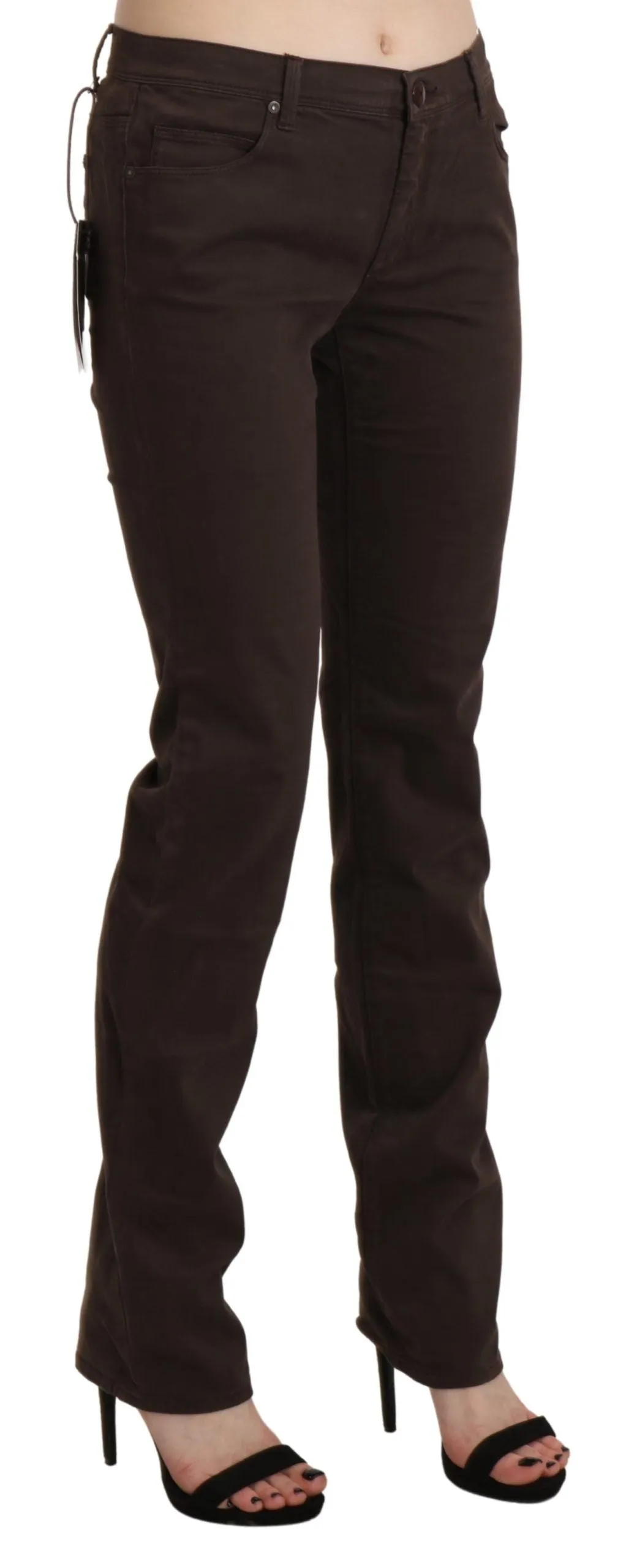 Ermanno Scervino  Mid Waist Skinny Slim Trouser Cotton Women's Jeans