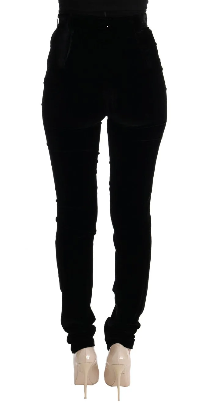 Ermanno Scervino  Velvet Slim Fit Women's Pants