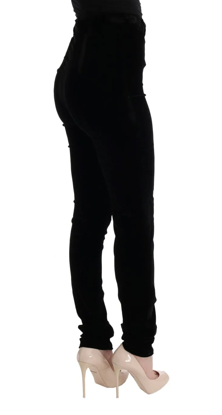Ermanno Scervino  Velvet Slim Fit Women's Pants