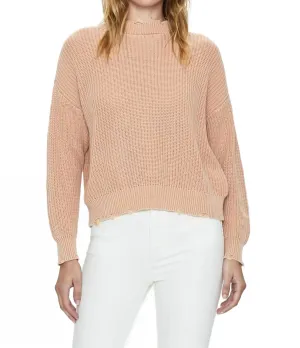 Eva Sweater In Sandwashed Tan