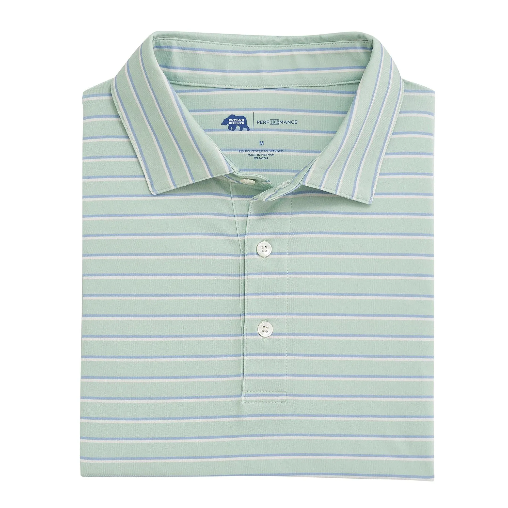 Fairway Stripe Performance Polo