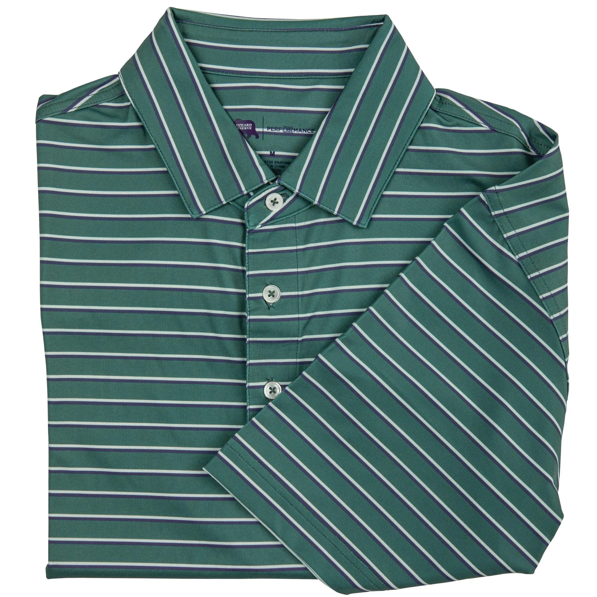 Fairway Stripe Performance Polo