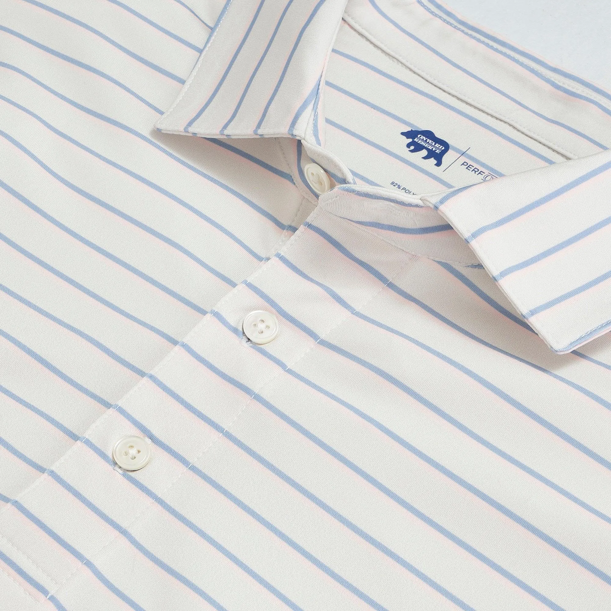 Fairway Stripe Performance Polo