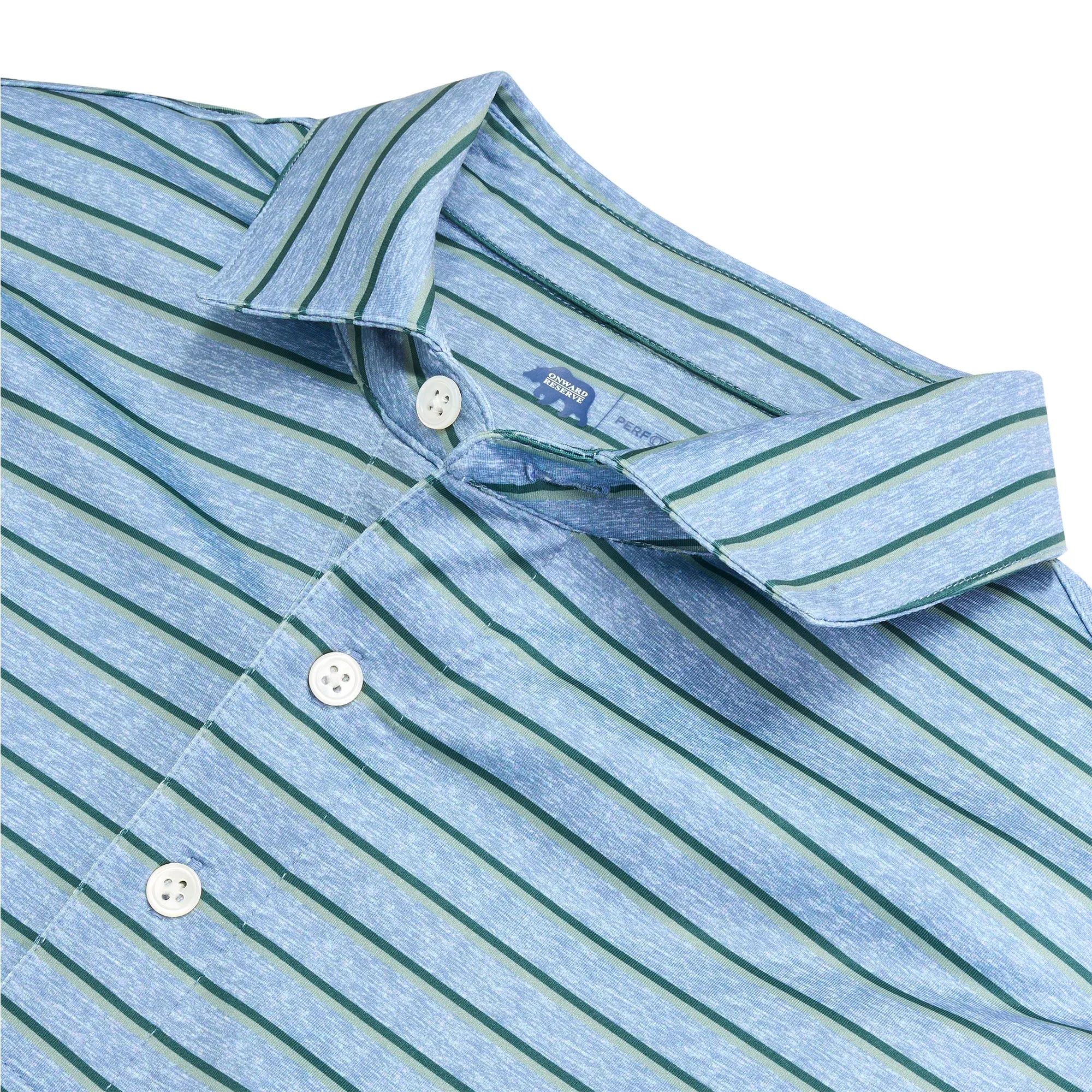 Fairway Stripe Performance Polo
