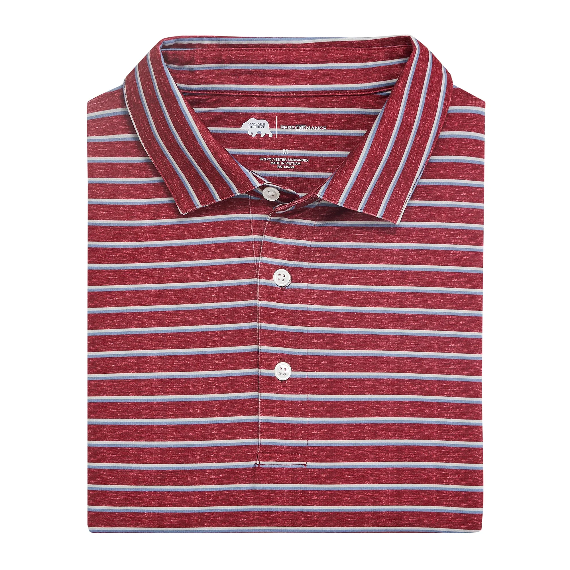 Fairway Stripe Performance Polo