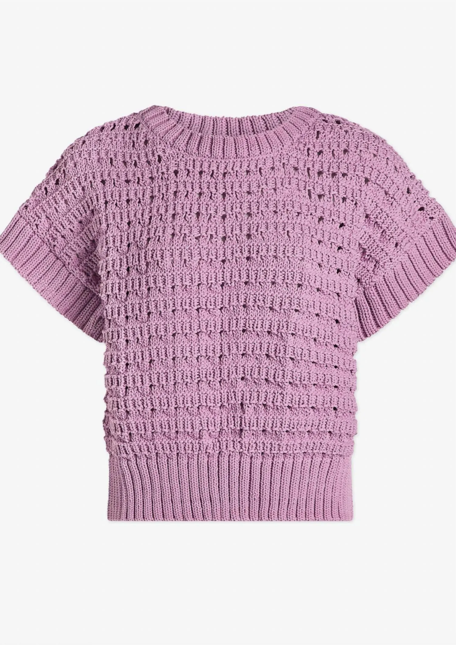 Fillmore Knit Sweater In Smoky Grape
