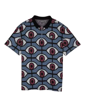 Fleck Polo Shirt in Salba Eyes