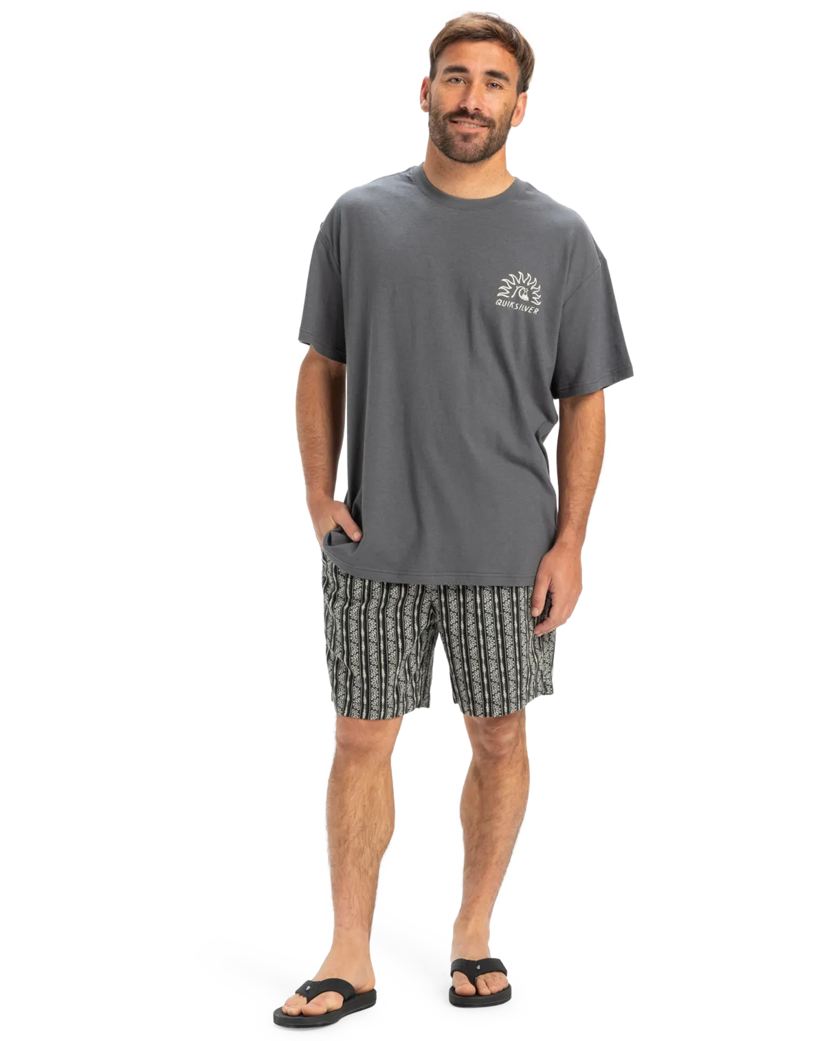 Freedom Swell T-Shirt in Iron Gate