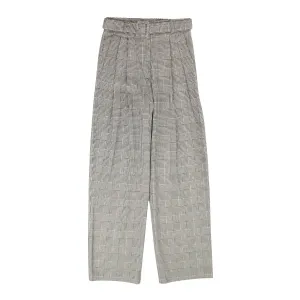 Fung Lan And Co. Houndstooth Belted Trouser - Black/White