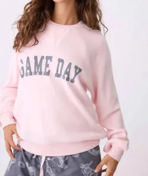 Game Day Sweater In Pink