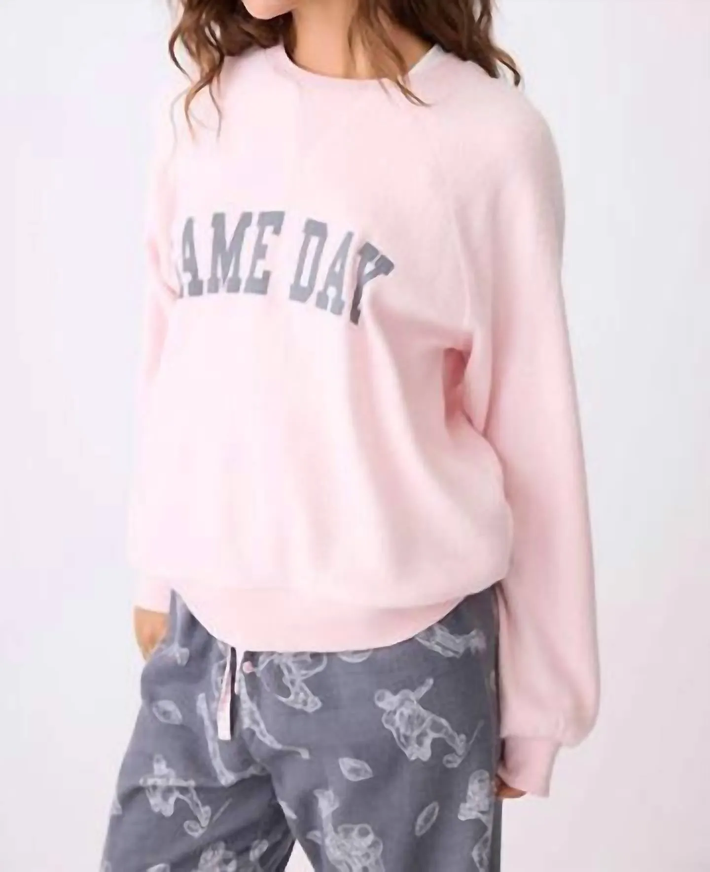 Game Day Sweater In Pink
