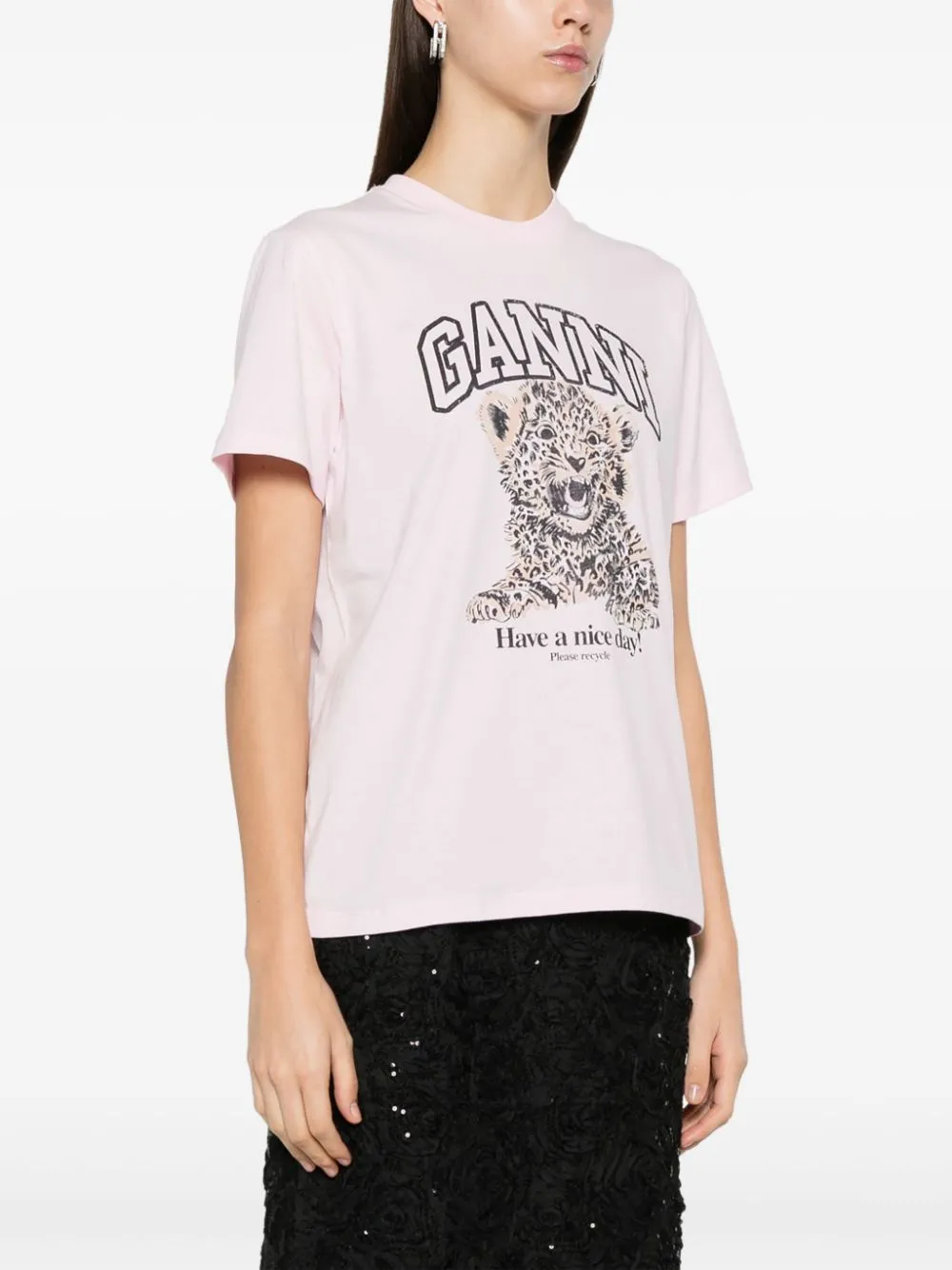 Ganni Women's T-Shirts And Polos pink