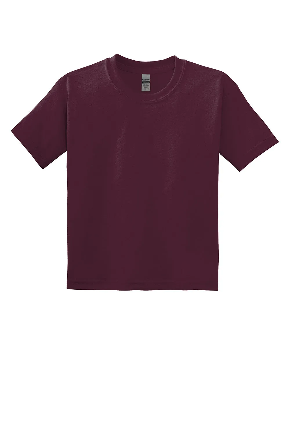 Gildan Youth DryBlend Moisture Wicking Short Sleeve Crewneck T-Shirt - Maroon