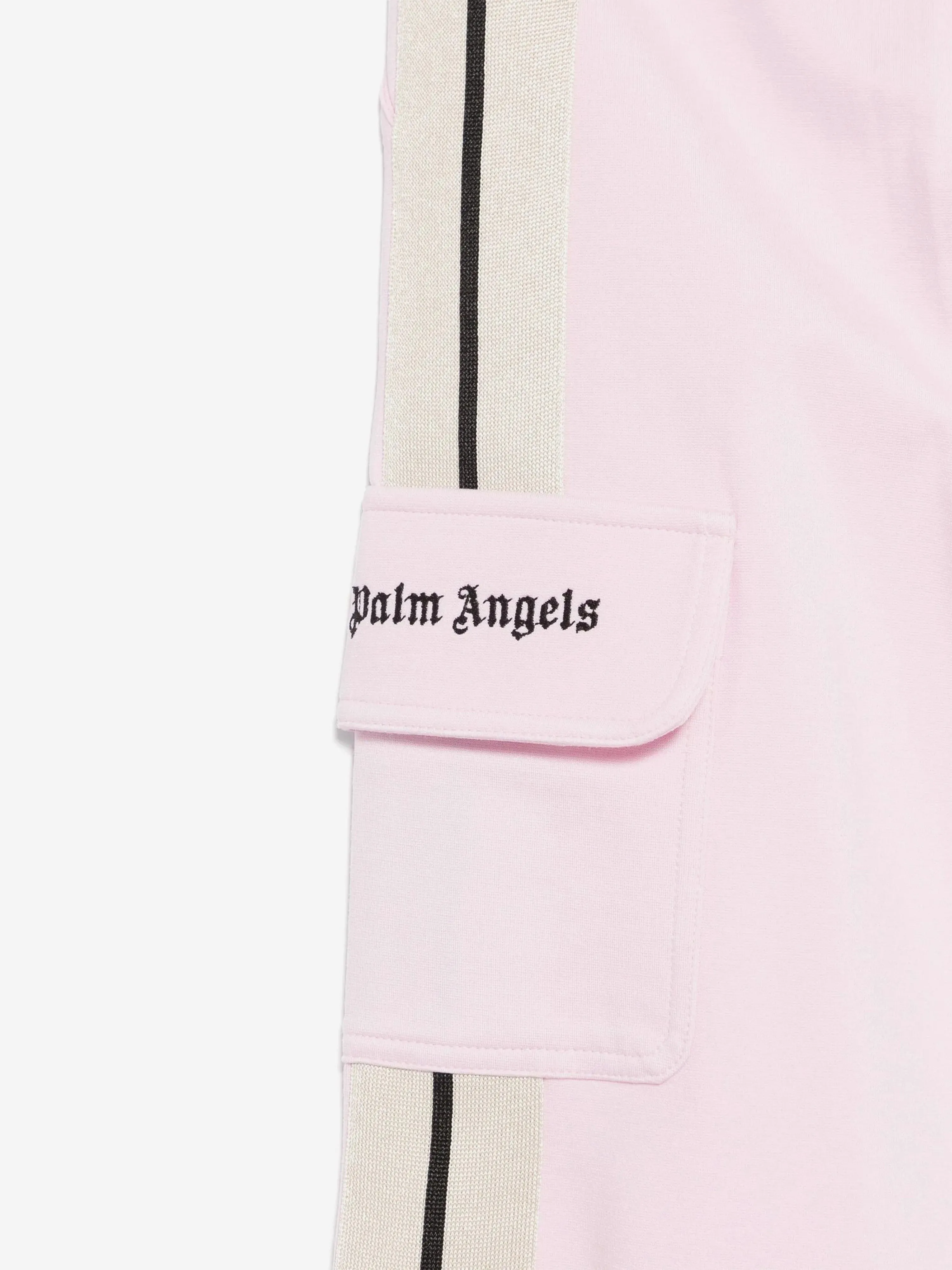 Girls New Track Wide Cargo Pants in Pink