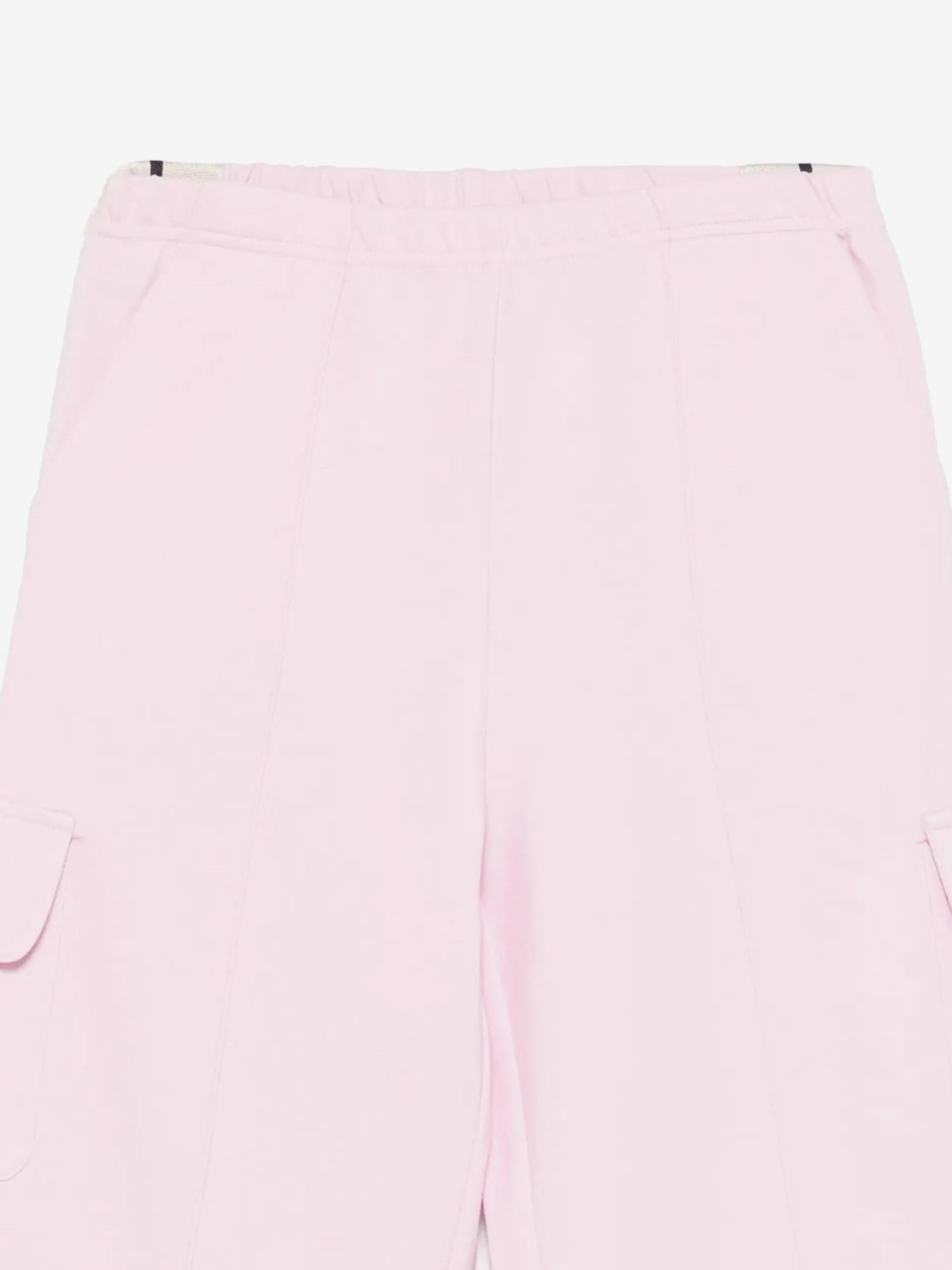 Girls New Track Wide Cargo Pants in Pink
