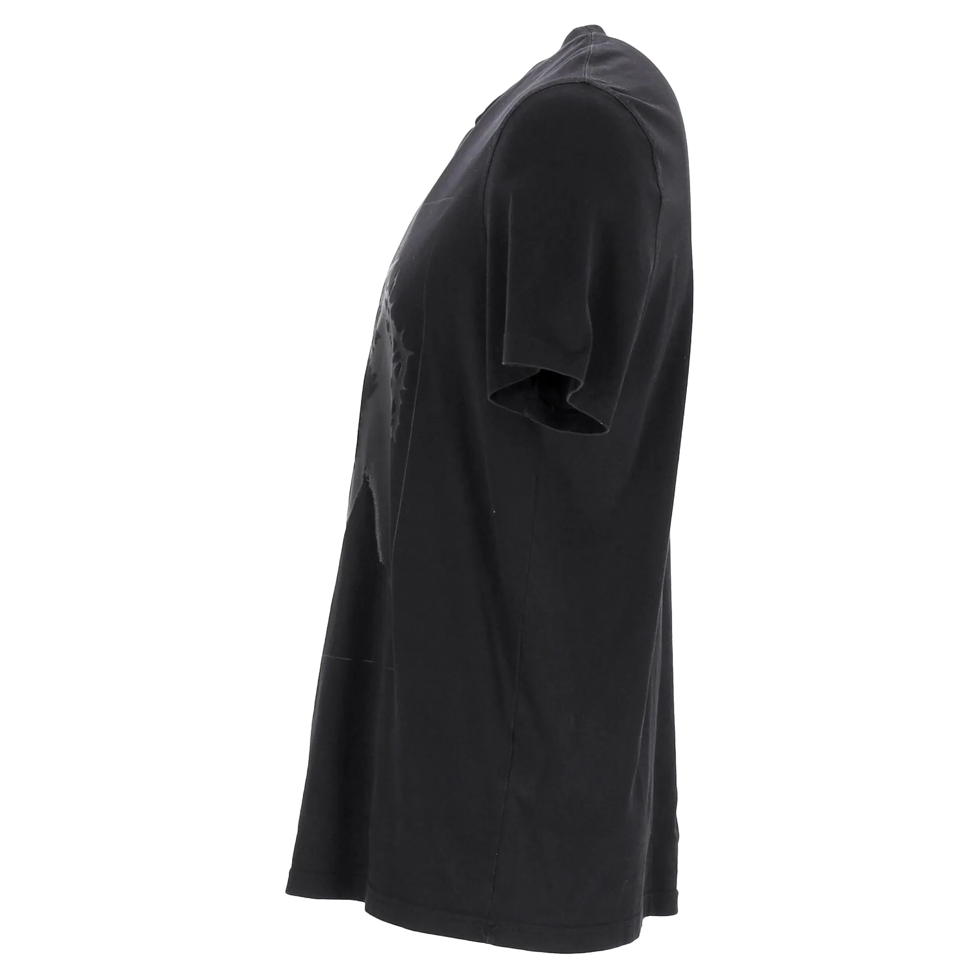 Givenchy Jesus Crown of Thorns Printed T-Shirt in Black Cotton