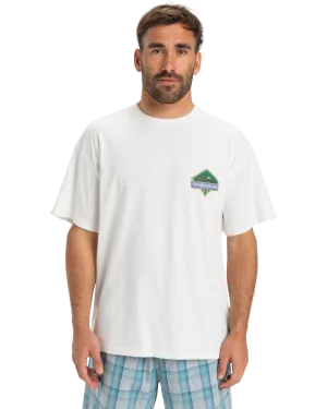 Global Heat Crystal Jet T-Shirt in Snow White