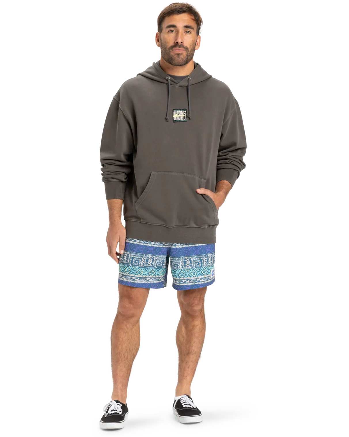 Global Heat Hoodie in Dark Shadow