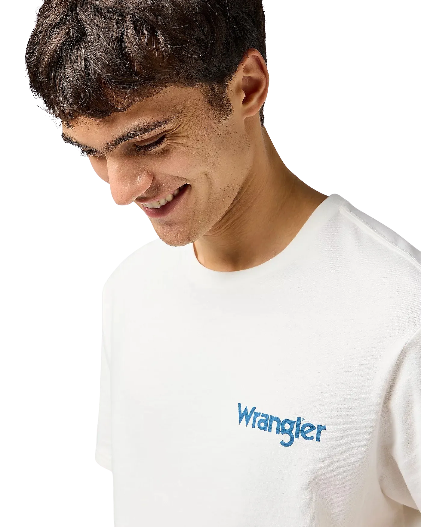 Graphic T-Shirt in Worn White