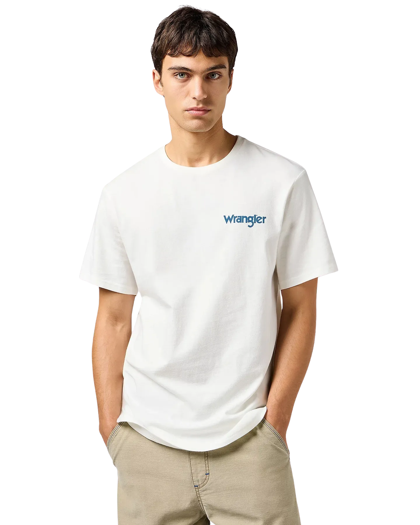 Graphic T-Shirt in Worn White