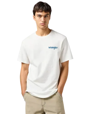 Graphic T-Shirt in Worn White