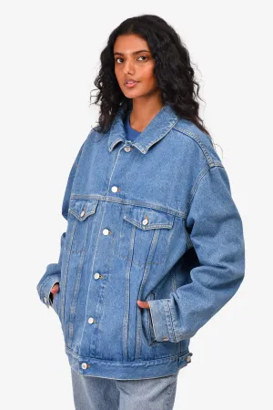 Gucci Blue Denim 'Gucci Band' Jacket Size 48 Mens