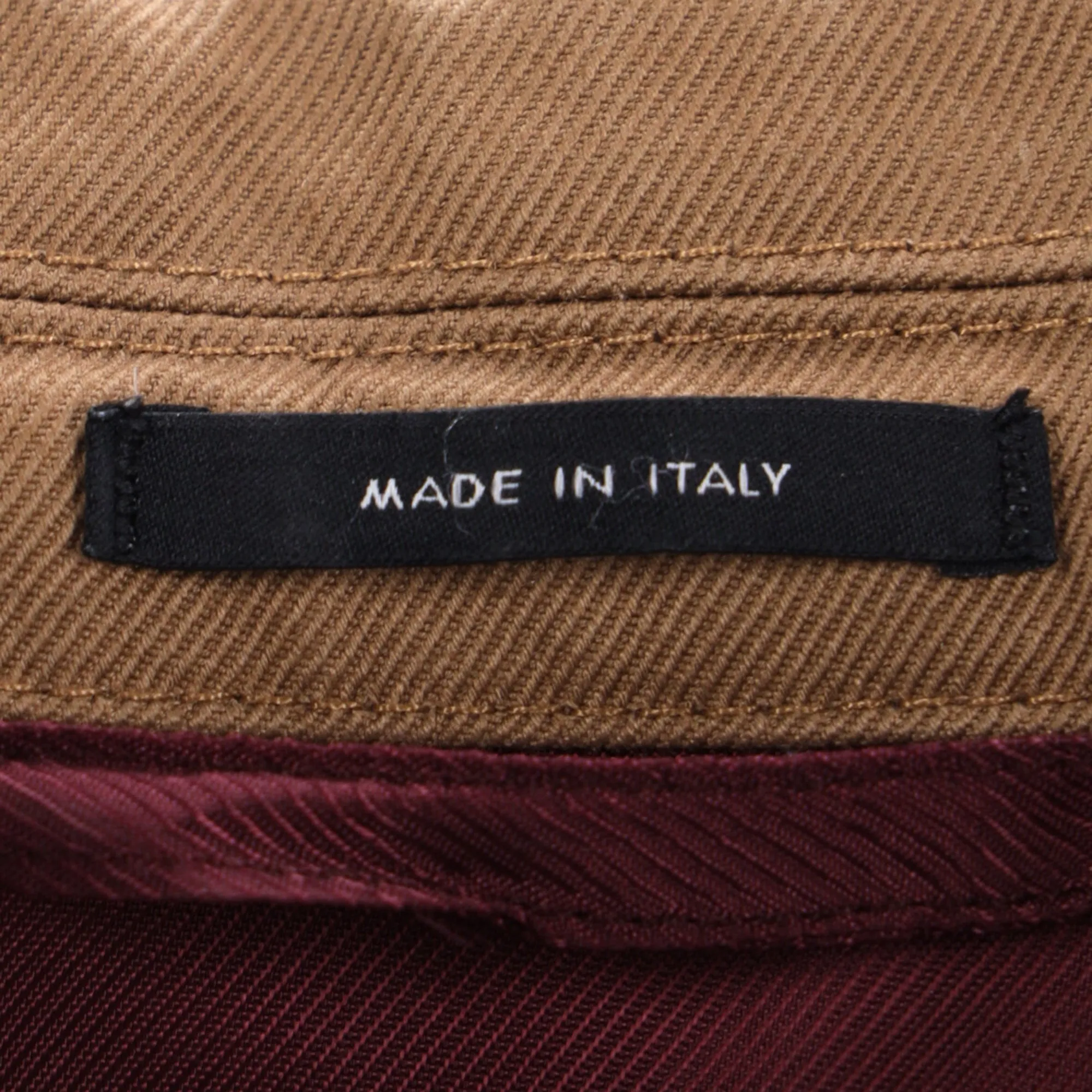 Gucci Military Single-Breasted Blazer with Pockets in Brown Cotton
