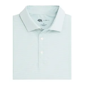 Hairline Stripe Performance Polo - Cloud