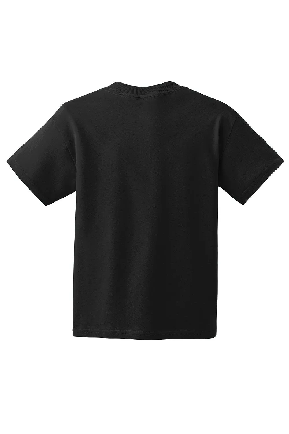 Hanes Youth ComfortSoft Short Sleeve Crewneck T-Shirt - Black